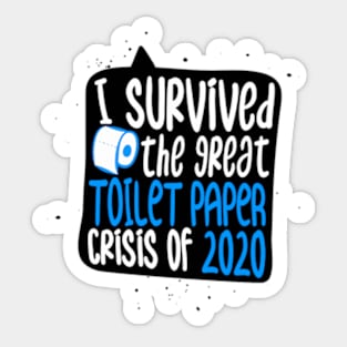 Toilet Disaster Crisis Sticker